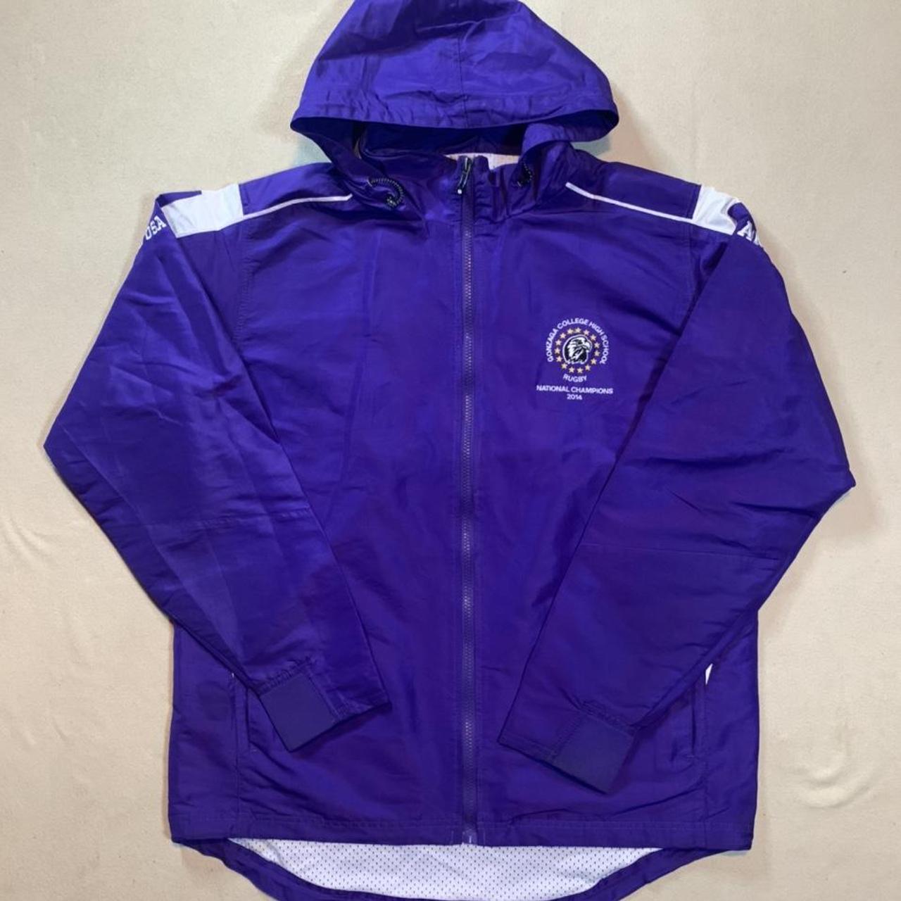 Purple Gonzaga Windbreaker This Purple Windbreaker Depop