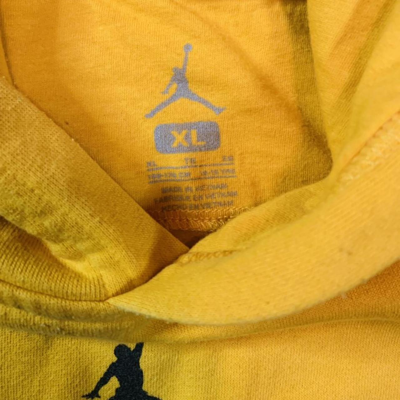 mens yellow jordan hoodie