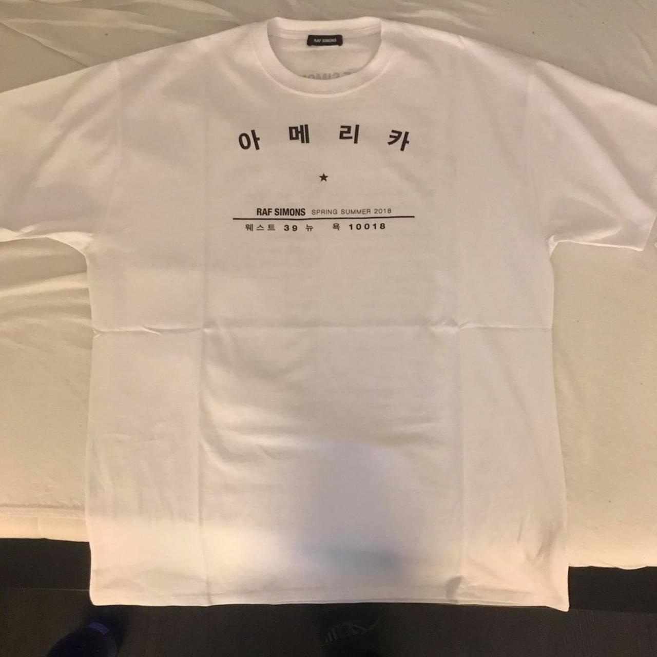 Raf Simons Korean tour tee. Bought at stocksale in...