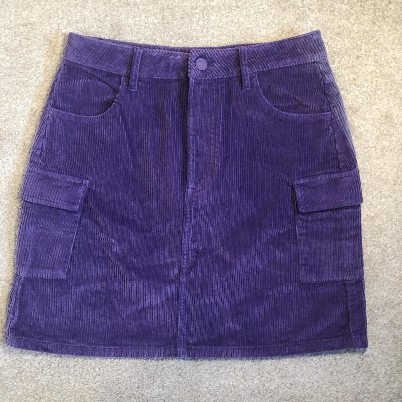 LAZY OAF purple corduroy mini skirt New with tags,... - Depop