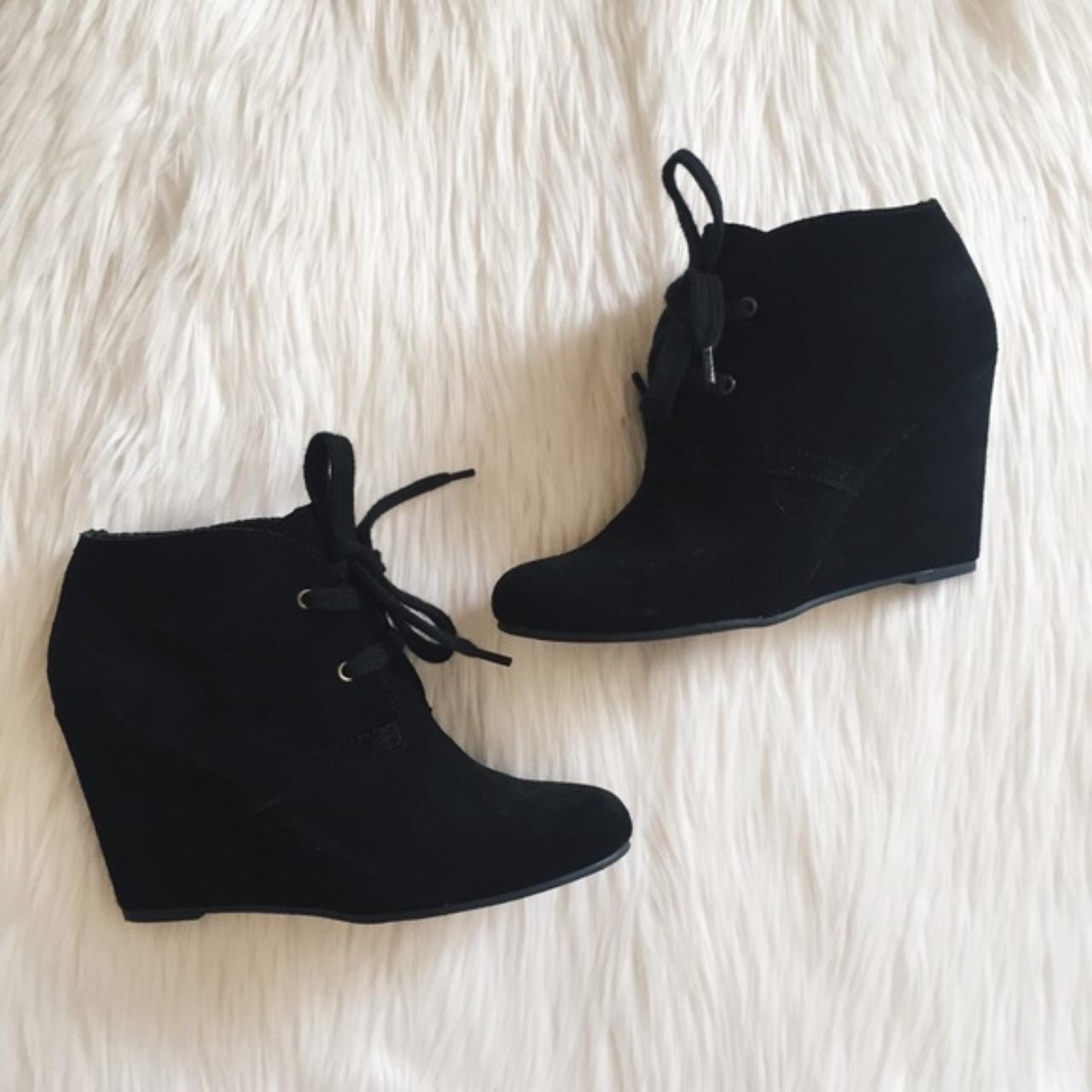 Dolce vita black store wedge booties