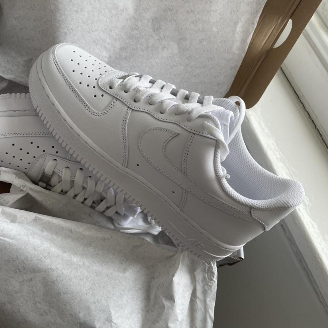 Air Force 1 ‘07 white Brand new with box. Proof... - Depop