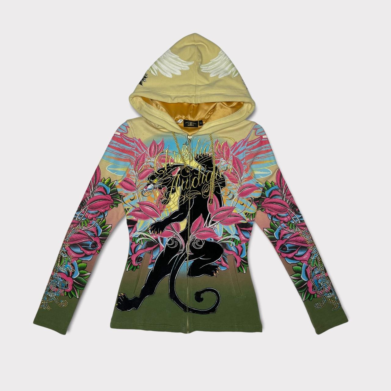 christian audigier los angeles hoodie... Depop