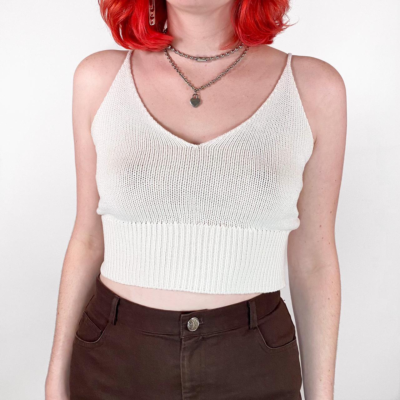 Product Image 2 - ♡ White knit tank top.