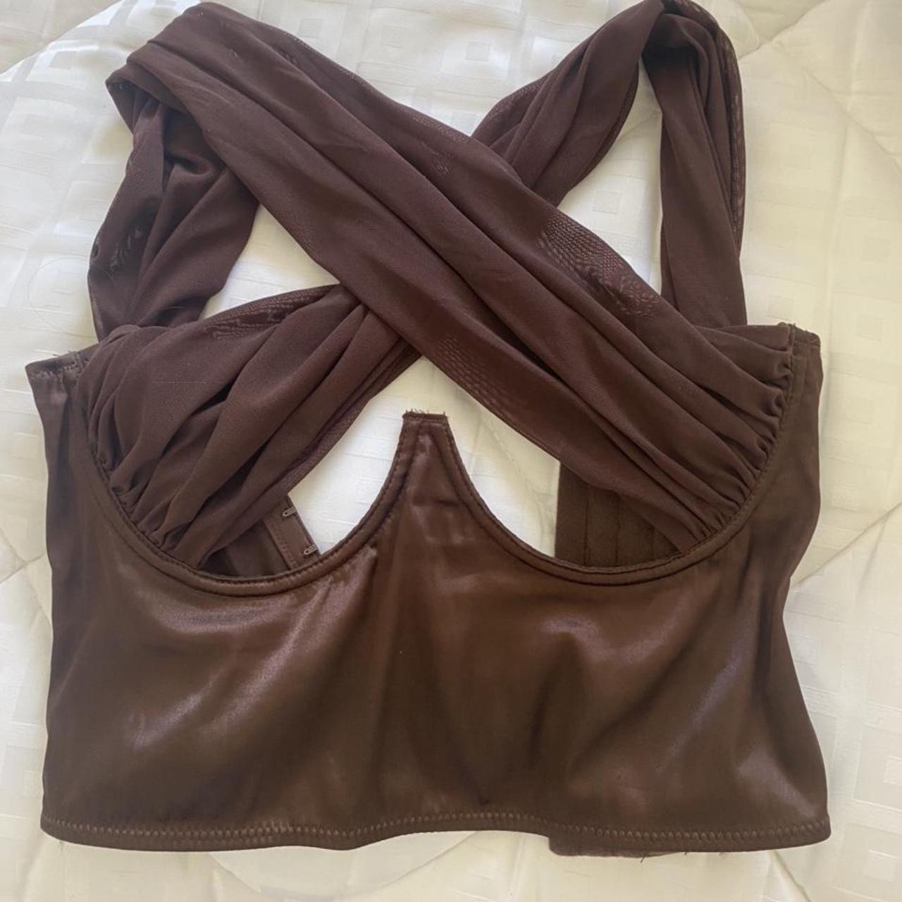 plt brown corset