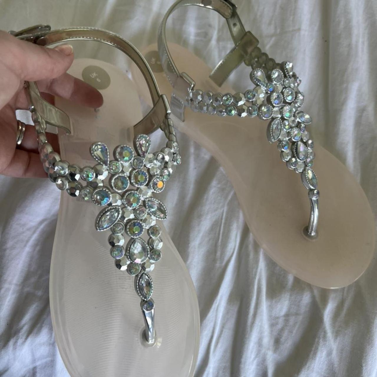 Brand new miss kg jewelled jelly sandals Size Depop