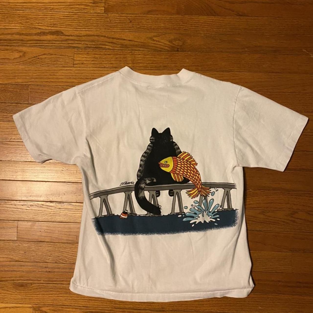 Vintage b kliban cat t shirt. Size small. San Diego.... - Depop