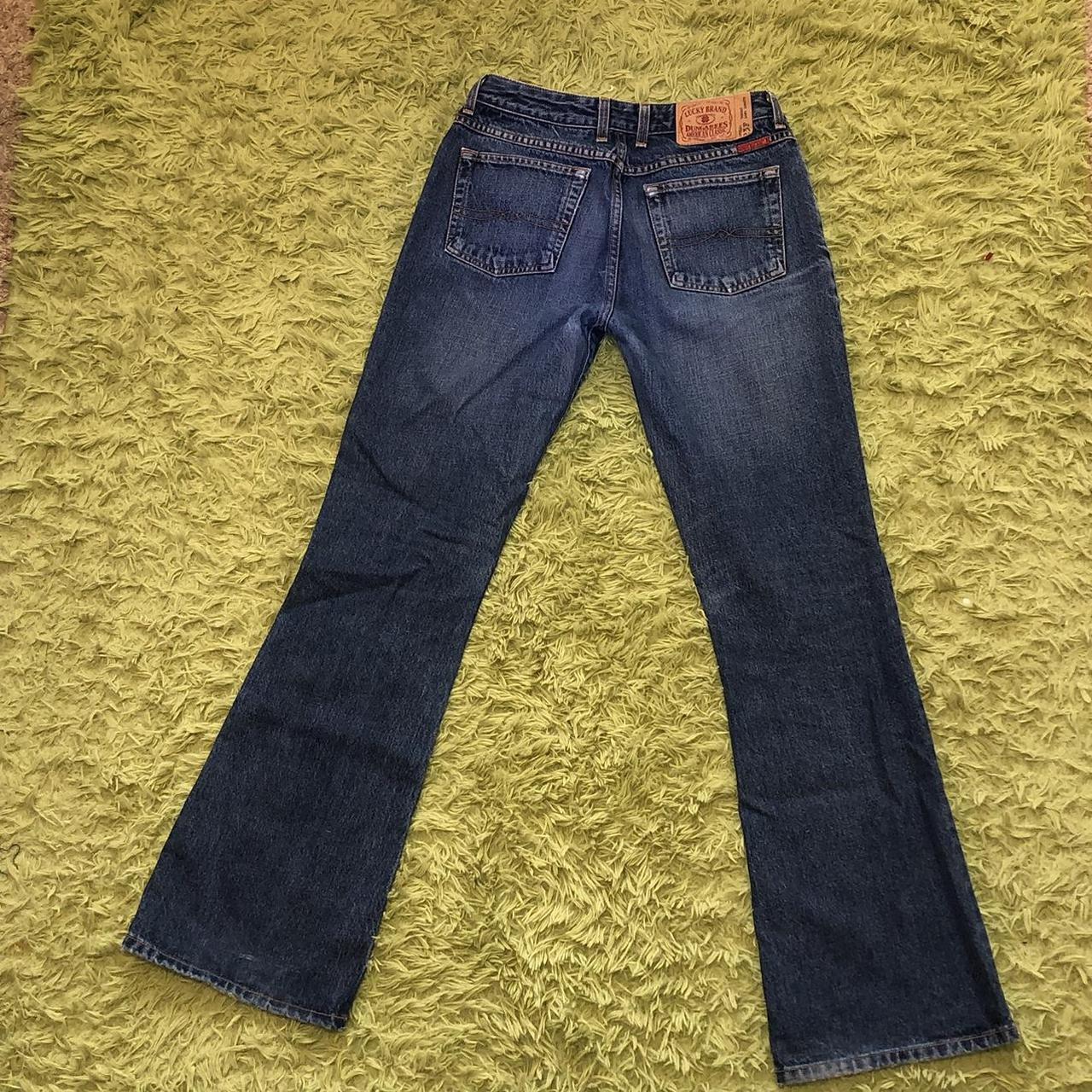 lucky brand low rise bootcut flare jeans tagged... - Depop