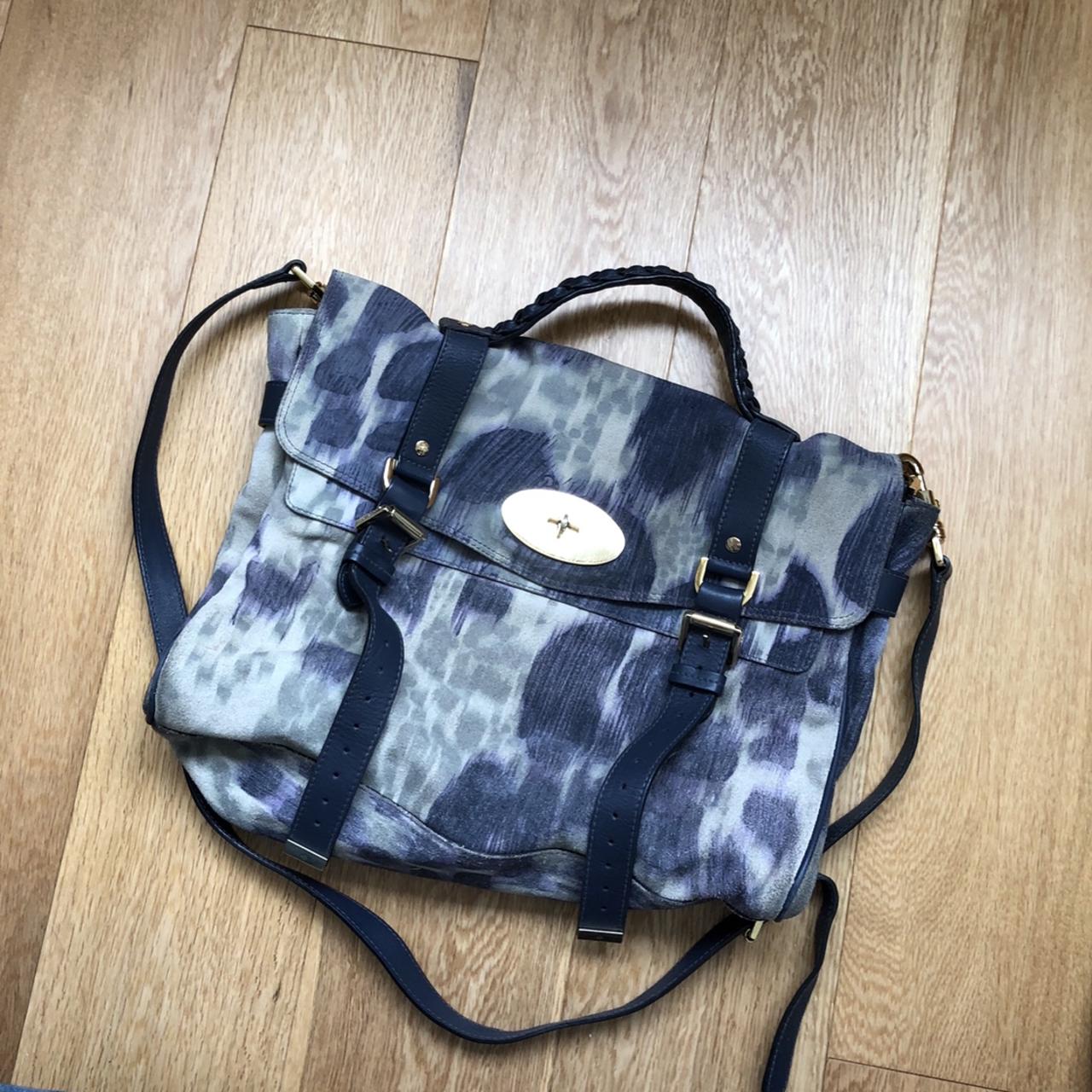 Authentic Suede leopard Mulberry Alexa bag for