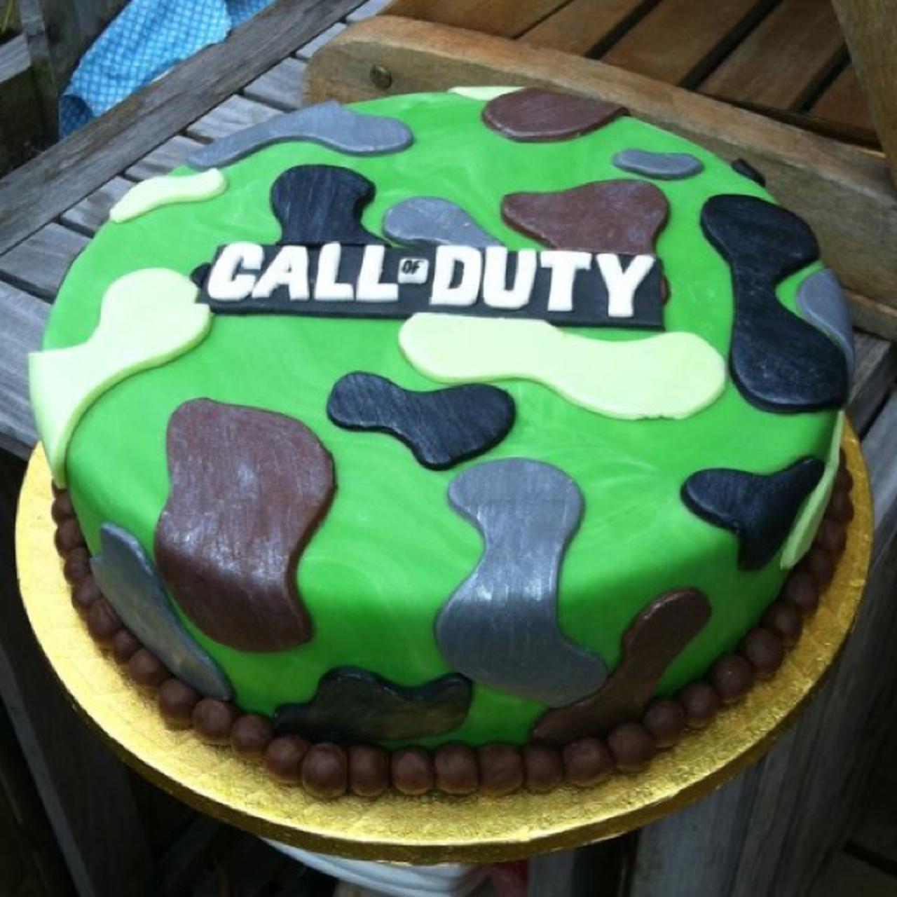 Black Ops 3 Birthday Cake - Flecks Cakes