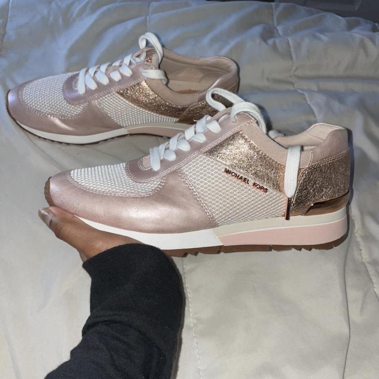 Buy michael kors rose gold slip on sneakers Sale, image size:1280x1280