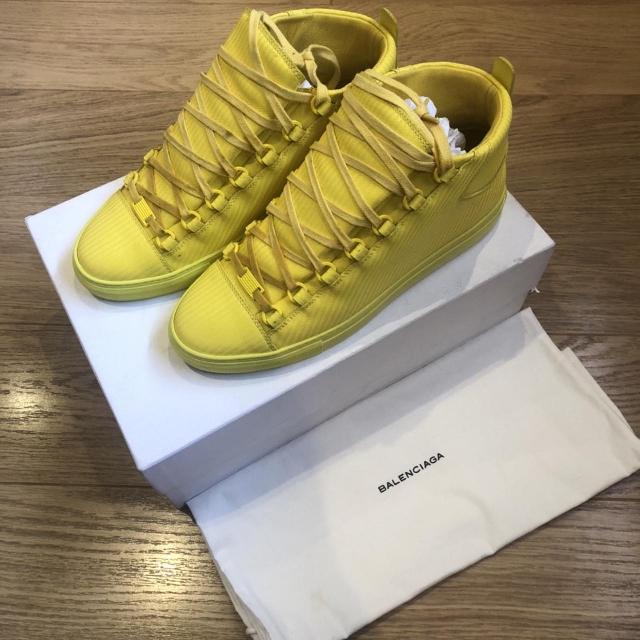 balenciaga arena yellow