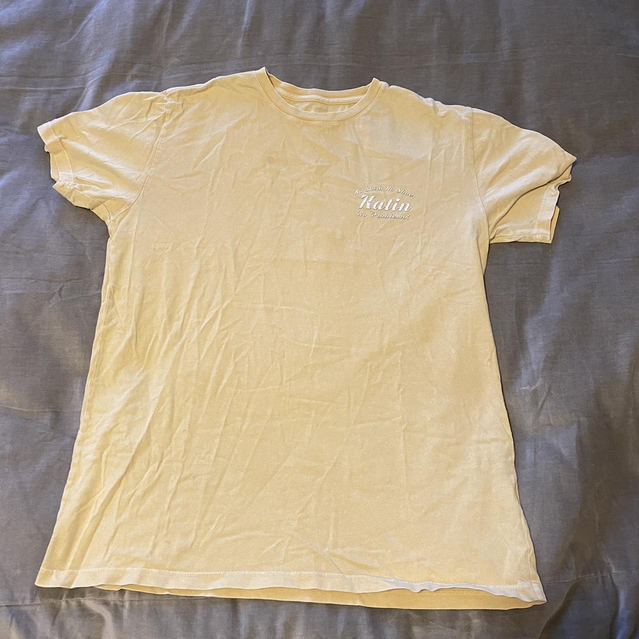 Urban Outfitters Vintage Graphic T-Shirt - Yellow... - Depop