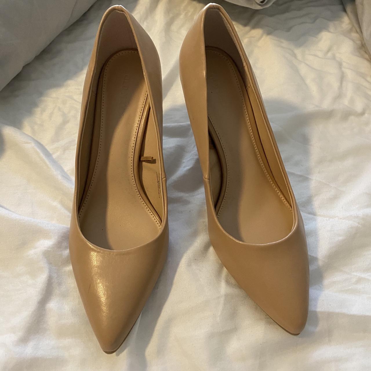 old navy nude heels