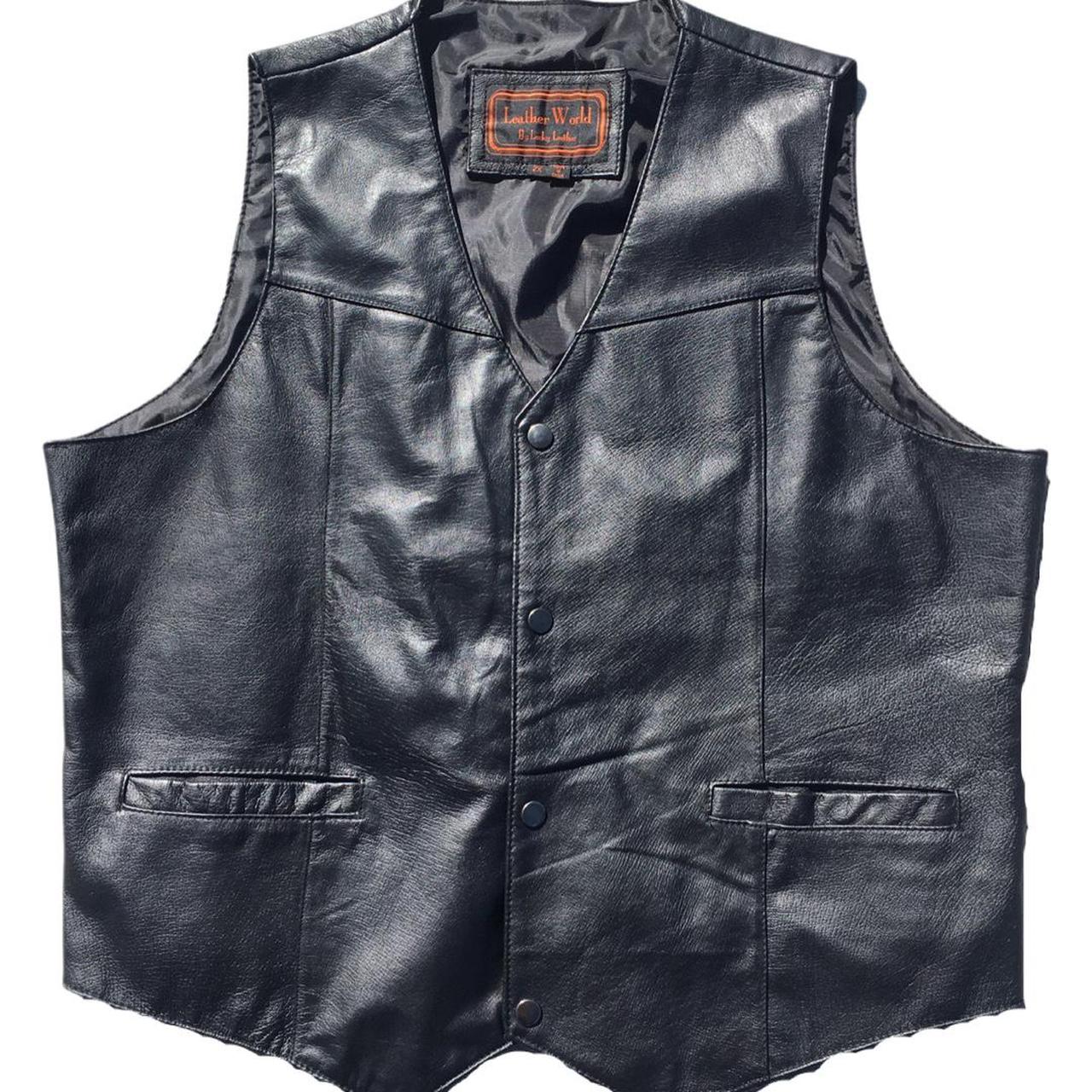 Harley Davidson Men's Black Gilet | Depop