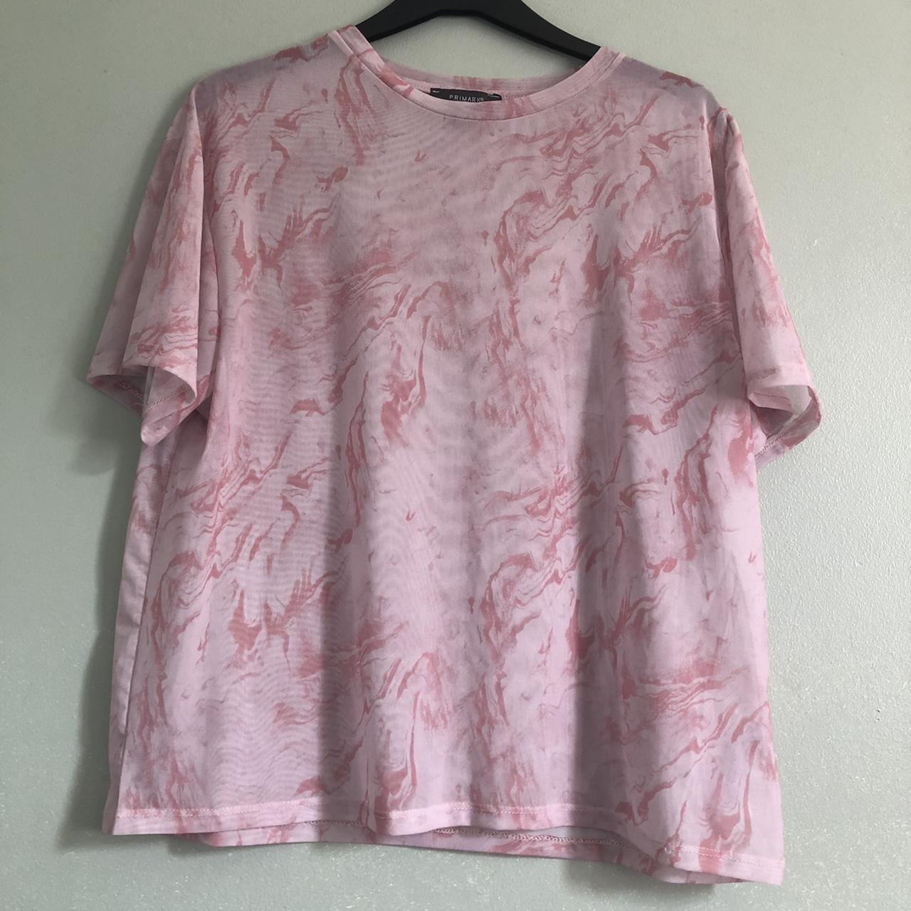 Primark pink mesh top size M never worn postage... - Depop