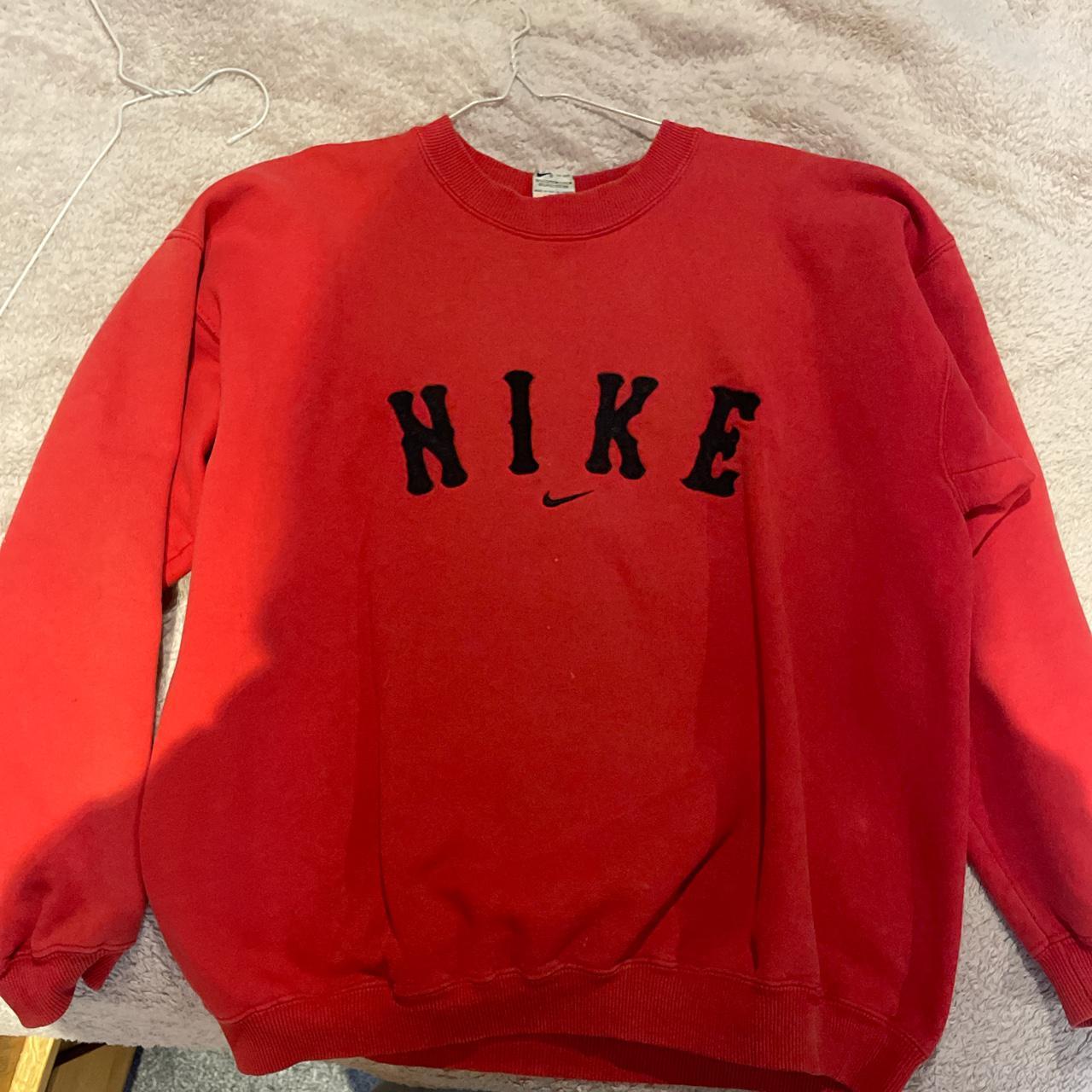 nike spellout sweatshirt
