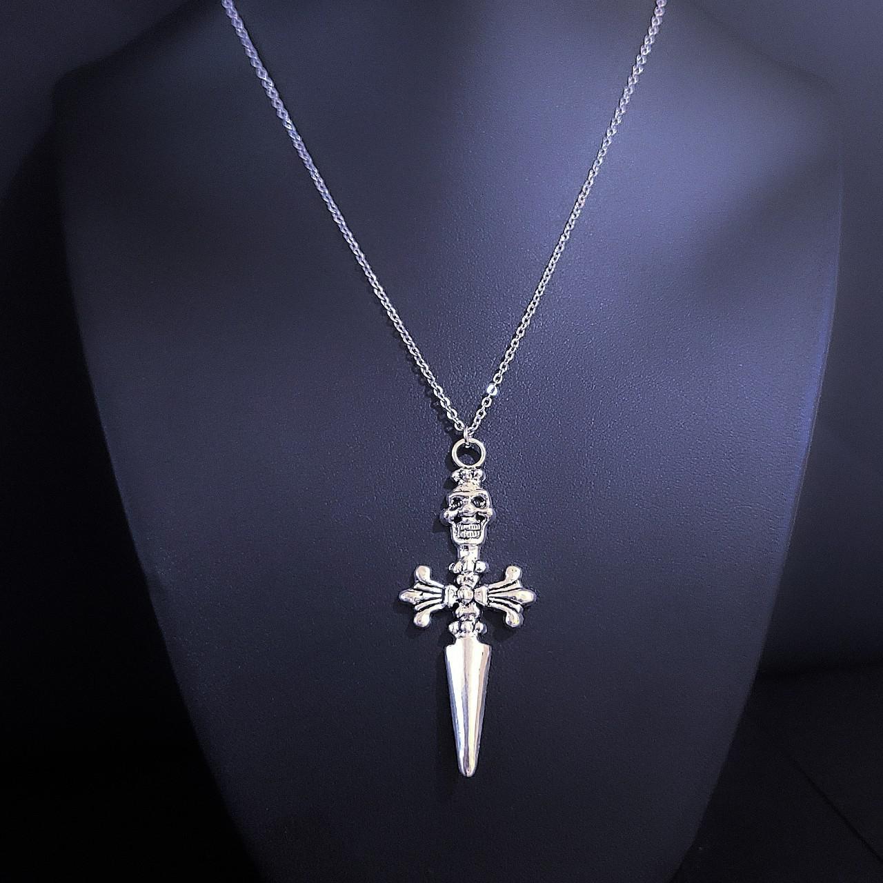 Product Image 1 - 18" Skull Sword Necklace 001

Stainless