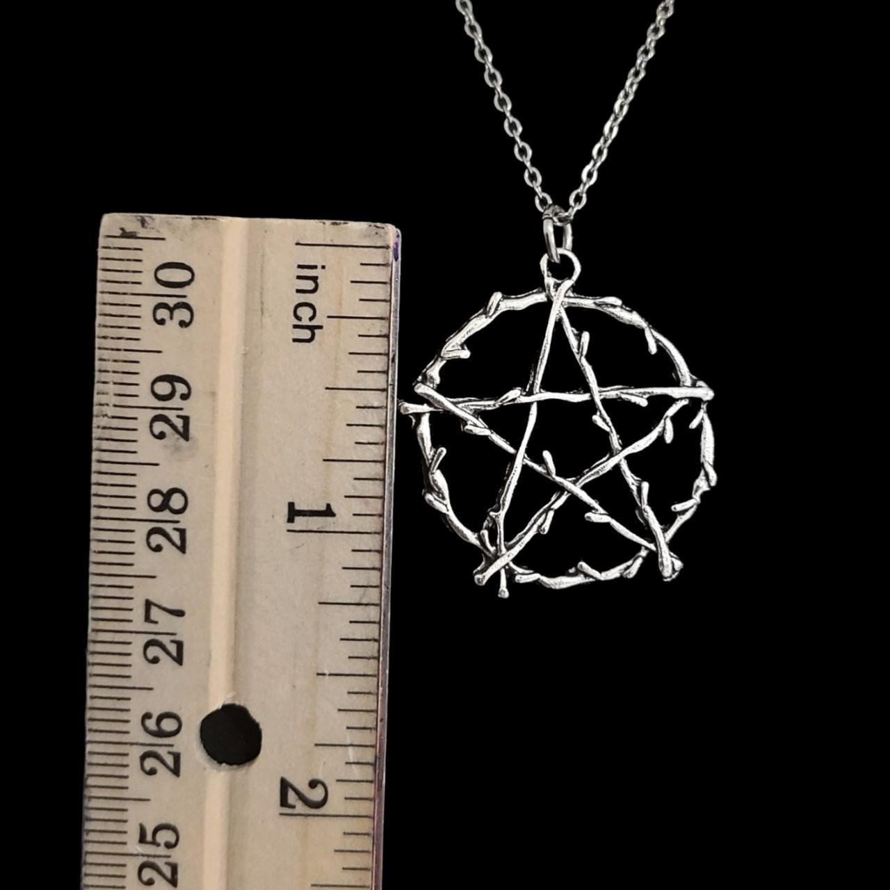Product Image 3 - 18" Silver Branch Pentagram Necklace
...
Vine