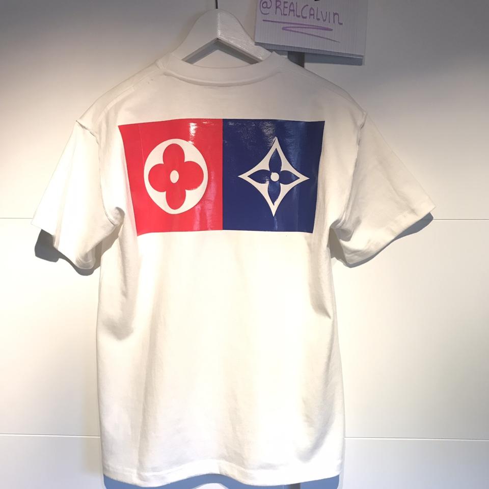 Louis Vuitton Watercolor Monogram Tee Shirt 2 - Depop