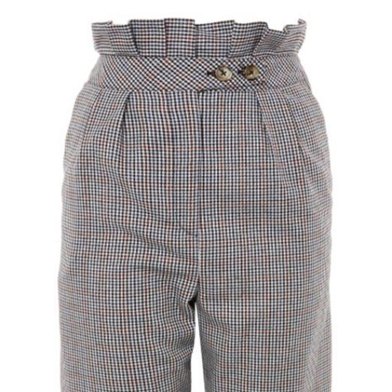 Product Image 2 - Topshop Paperbag Plaid Frill Trouser