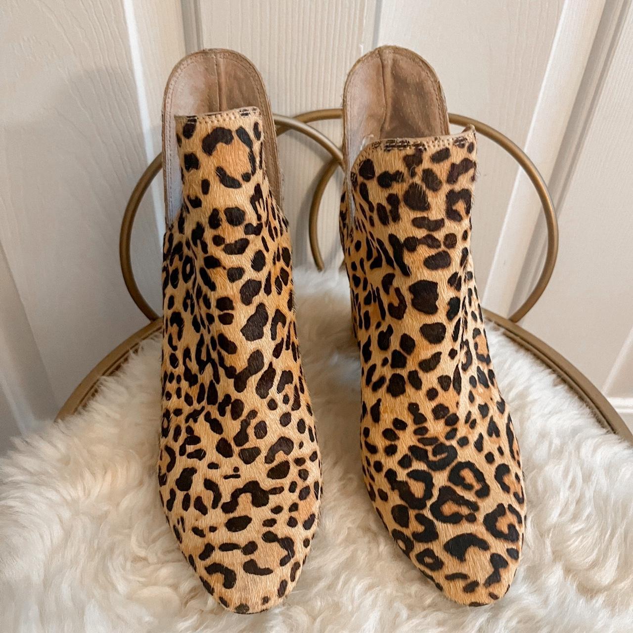 steve madden rockstar leopard bootie