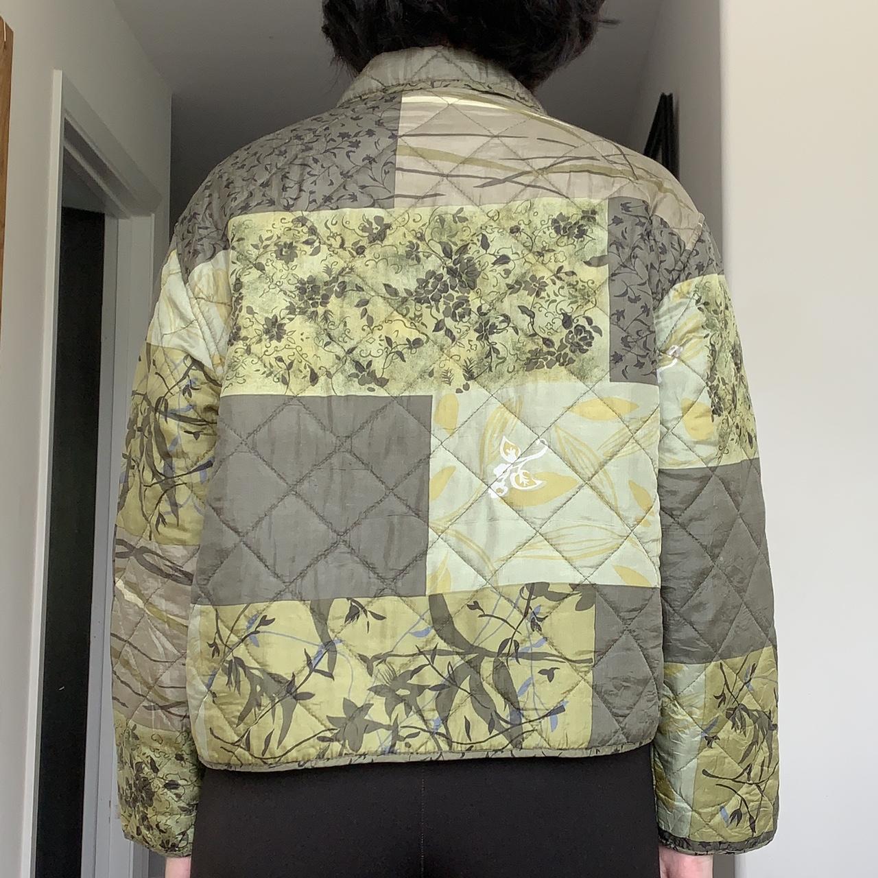 Women's Green and Khaki Jacket (3)