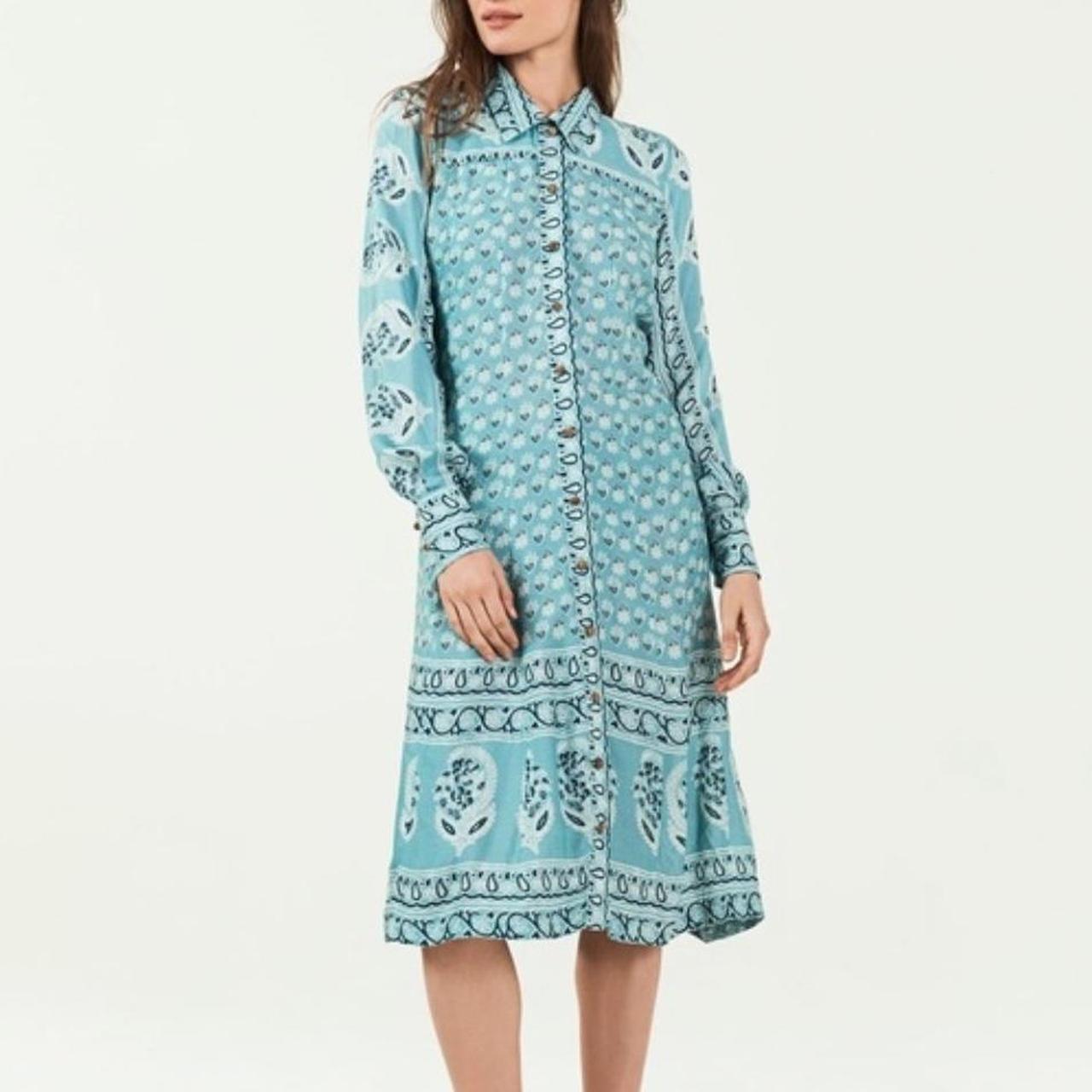 Faherty Women’s Pippa Dress SIZE MEDIUM (Orig... Depop