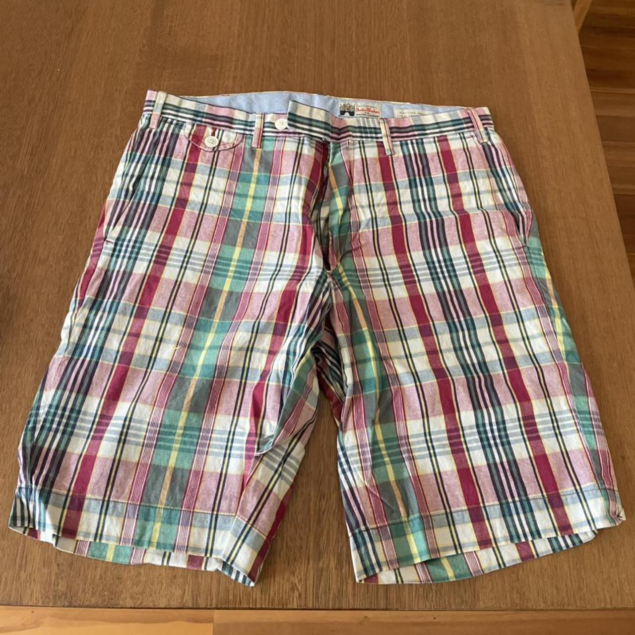 Polo Ralph Lauren Checkered Shorts size 30. In very... - Depop