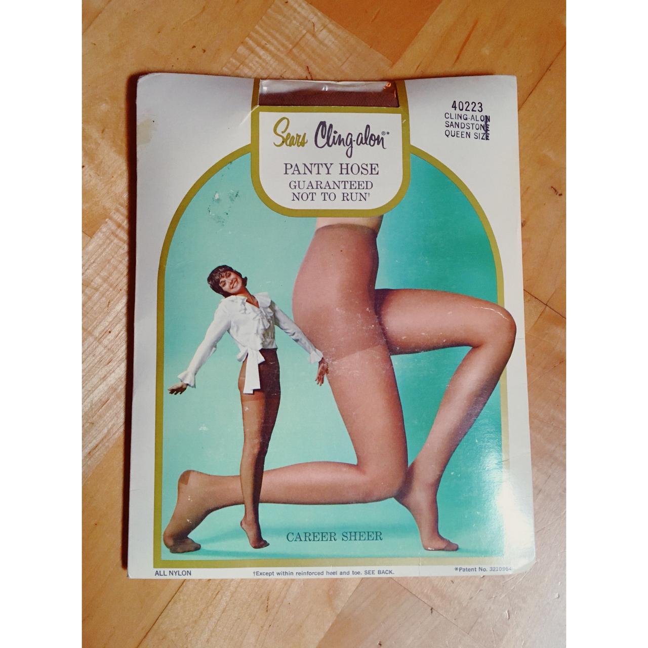 1960s Vintage Nude Panty Hose, “Queen Sized” - Depop