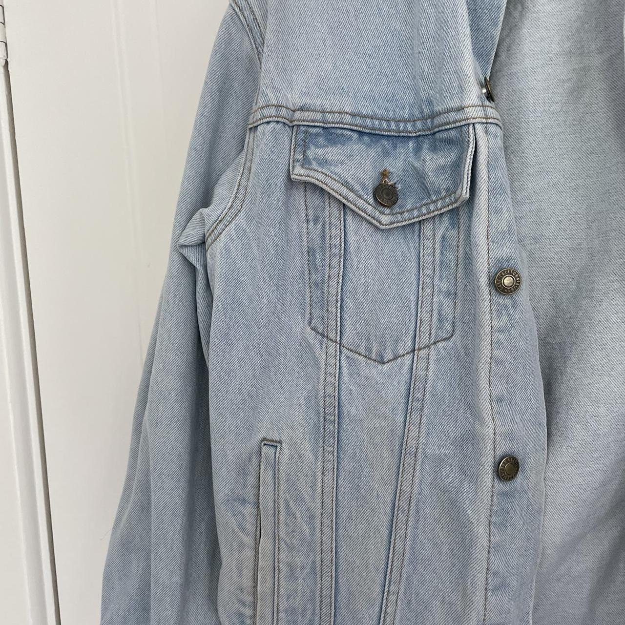 Light Wash Denim Jacket. Brandy Melville One Size - Depop