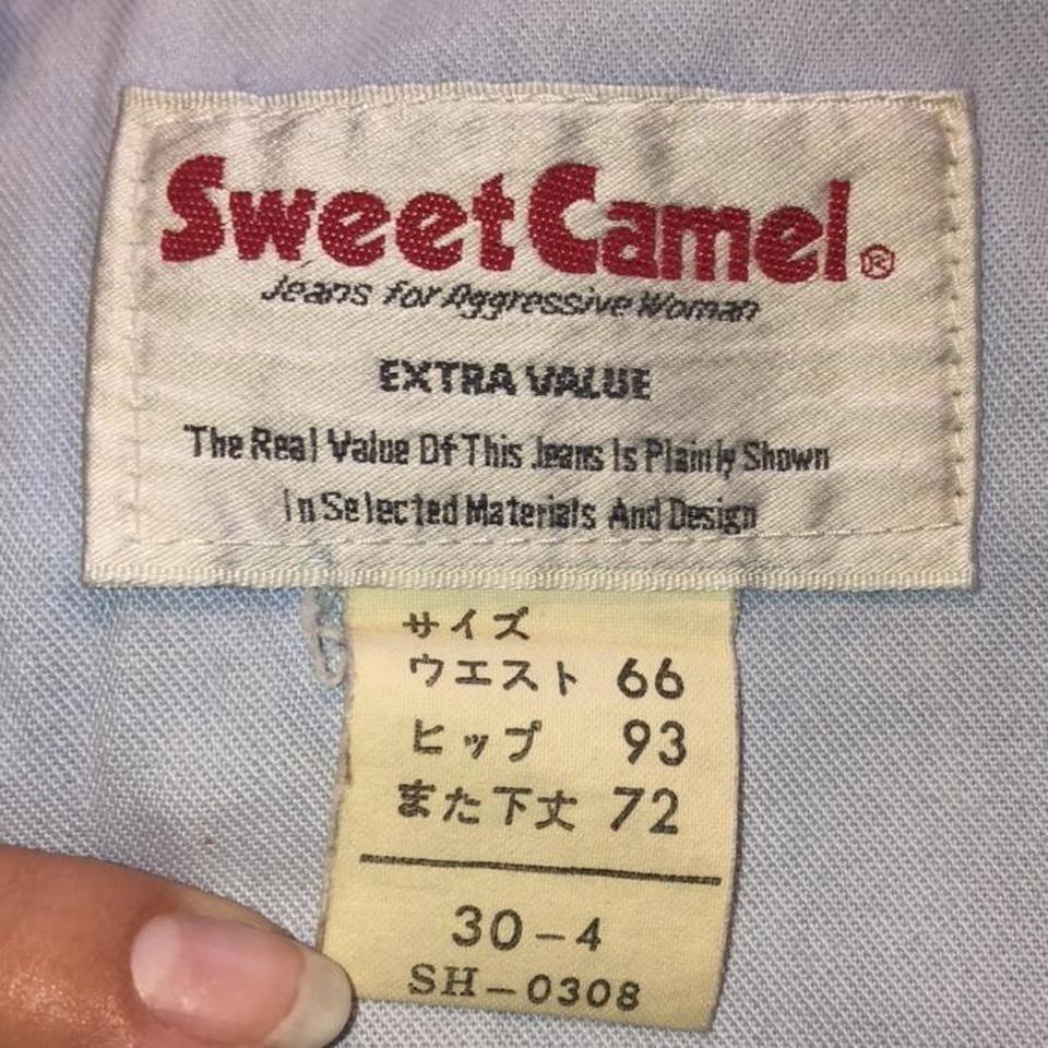 Vintage 90s Sweet Camel Jeans Made in Japan Size:... - Depop