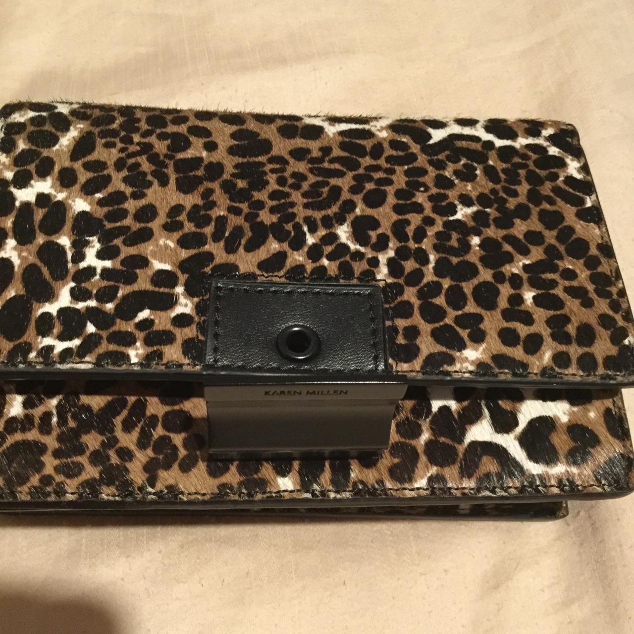 karen millen leopard print bolsa