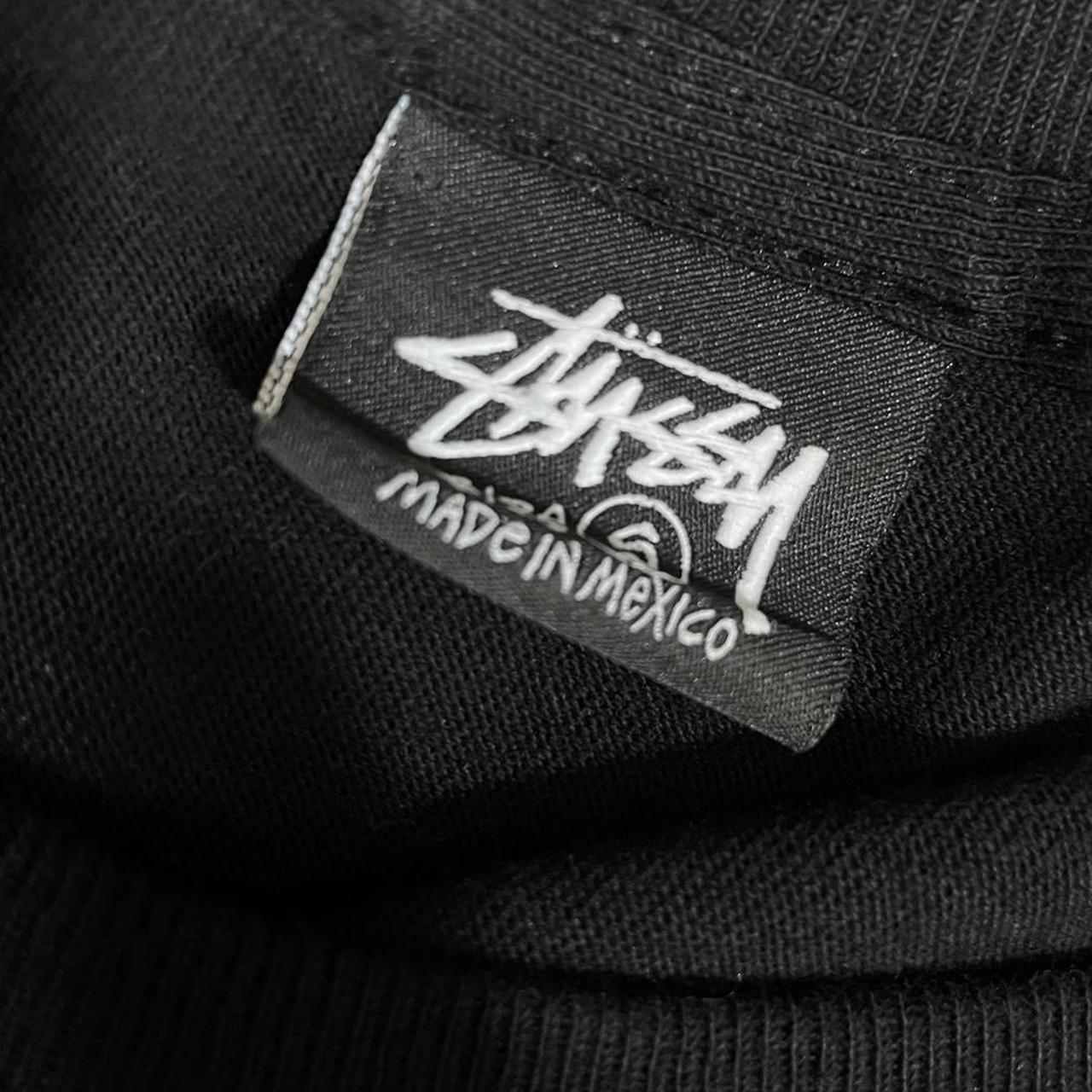 Stussy Basic Classic Logo Modern Black Long Sleeve... - Depop