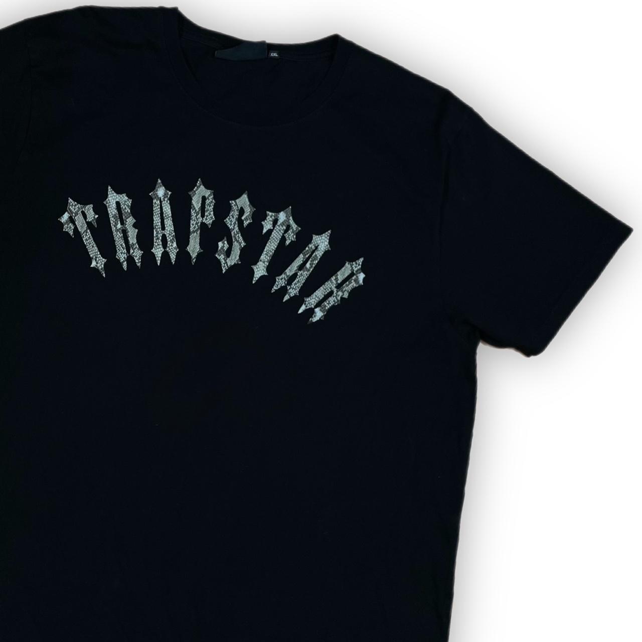 Trapstar Snakeskin Logo Black T-Shirt 🌀 Colours -... - Depop