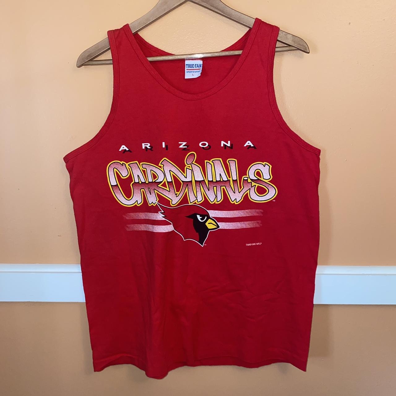 Vintage Arizona Cardinals Tank Top 1995 Single - Depop