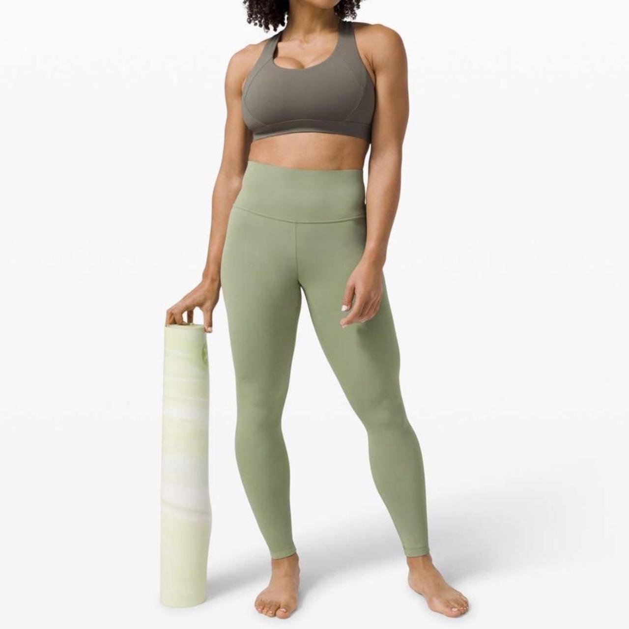 Lululemon 25” willow green align legging. Size 0, - Depop