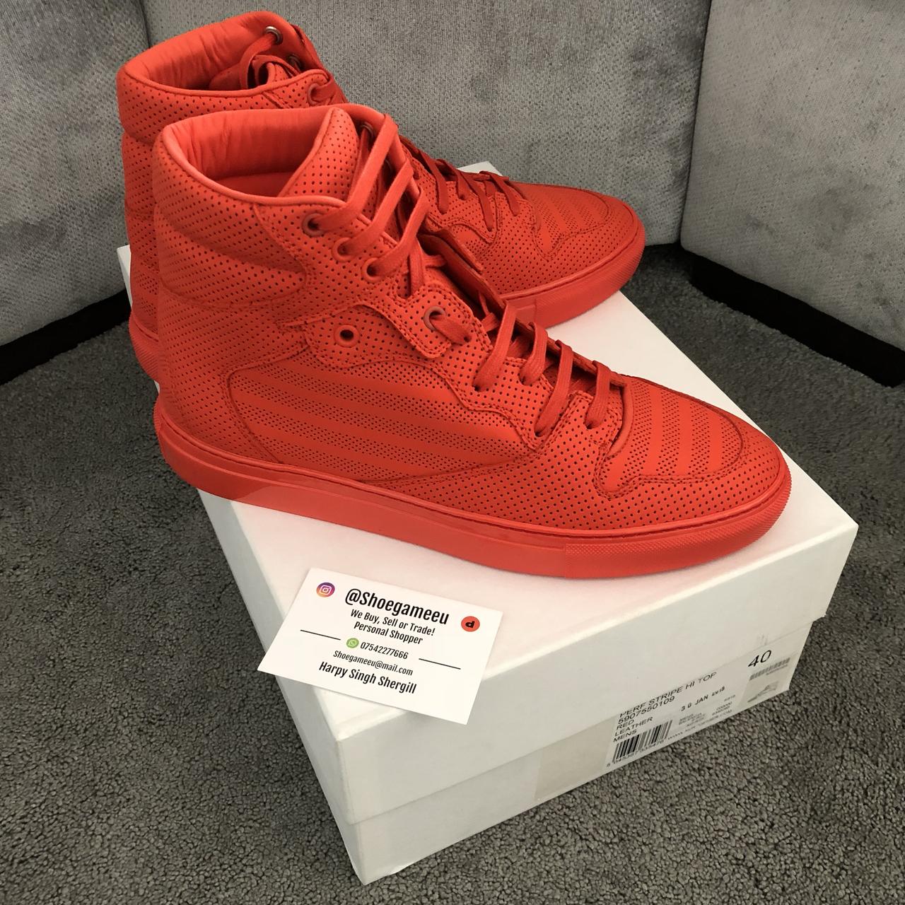 Balenciaga hot sale full red