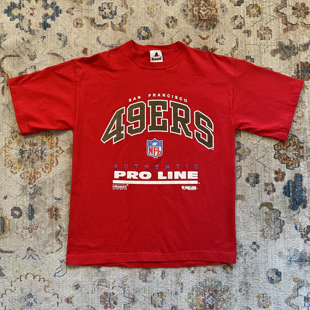 Shirts, Vintage Riddell Nfl Pro Line San Francisco 49ers