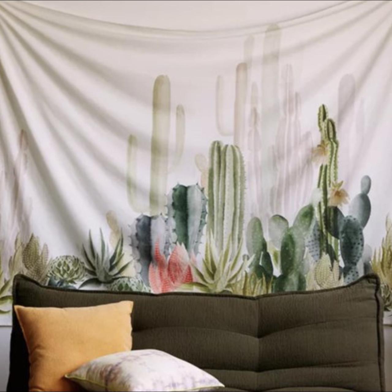 Urban Outfitters Large Cactus Tapestry. Used this