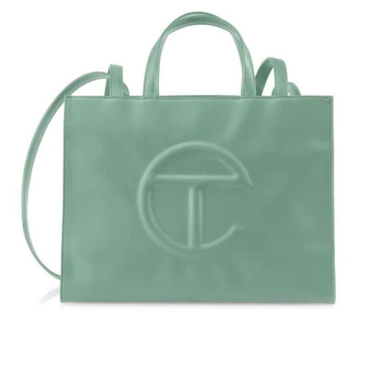 Telfar Women's Green Bag Depop