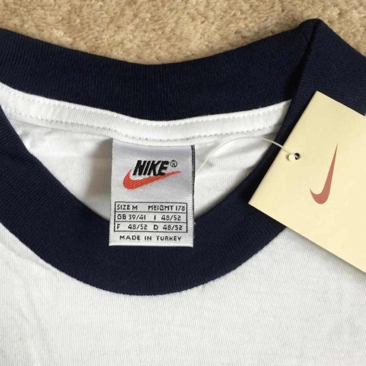 🔹 Vintage deadstock 90s Nike T-Shirt in a White /... - Depop