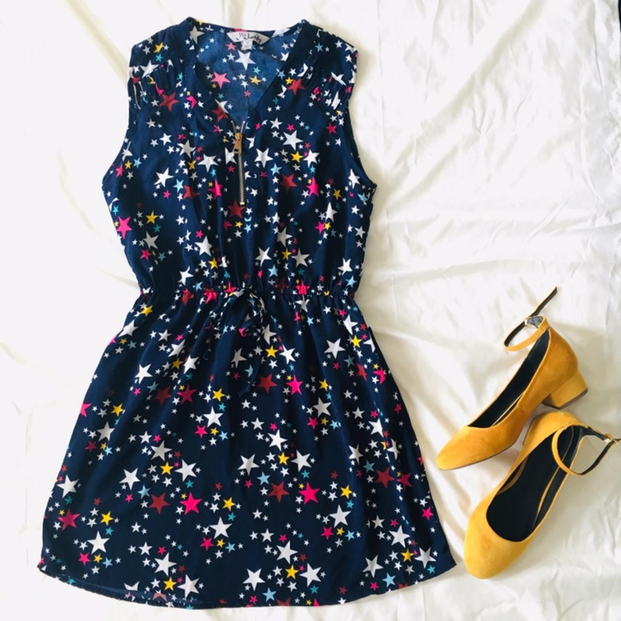 starry night semi formal dress Starry Night Fit And Flare Long Sleeve Waist Fitted High Slit Maxi Star  Dress