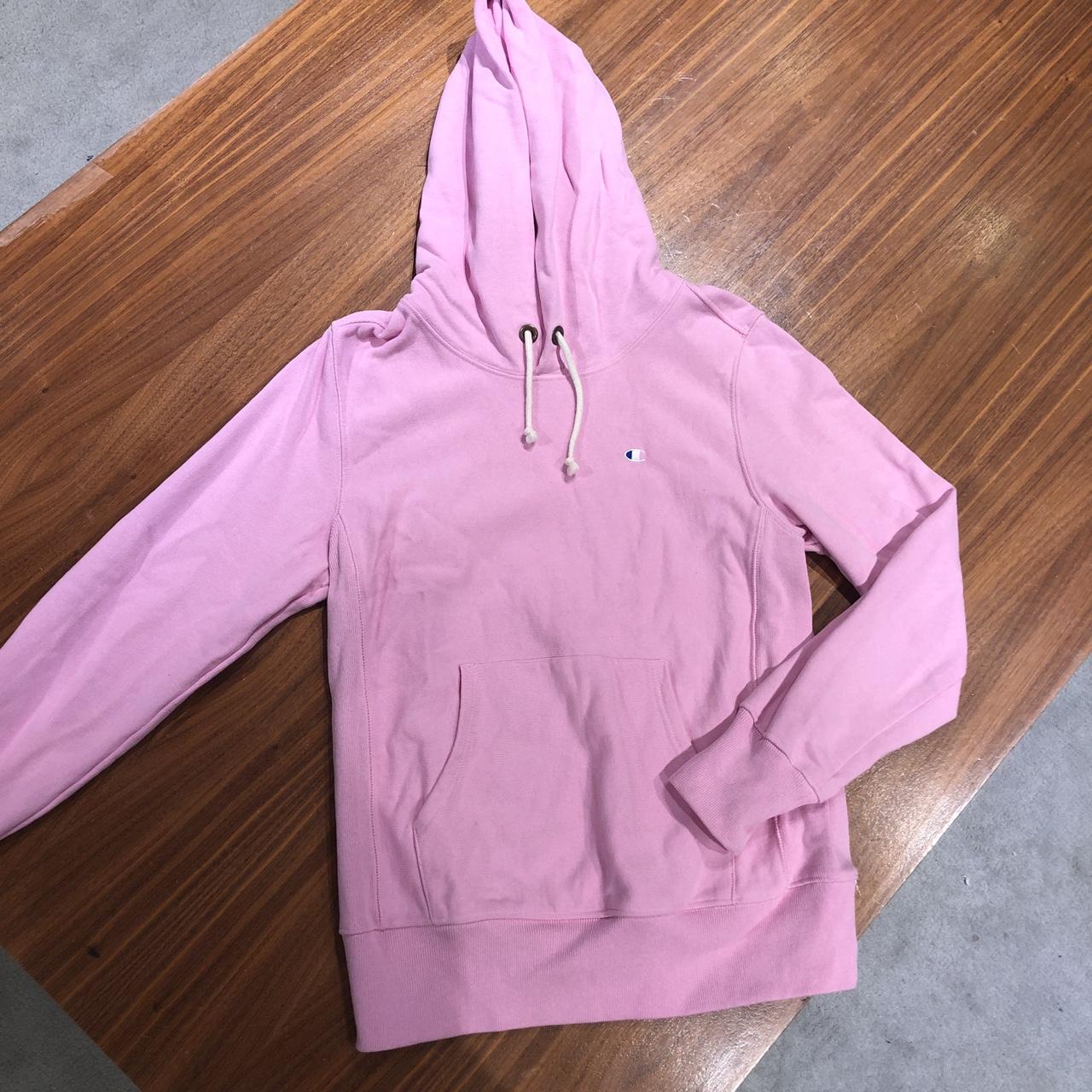 bubblegum pink champion hoodie