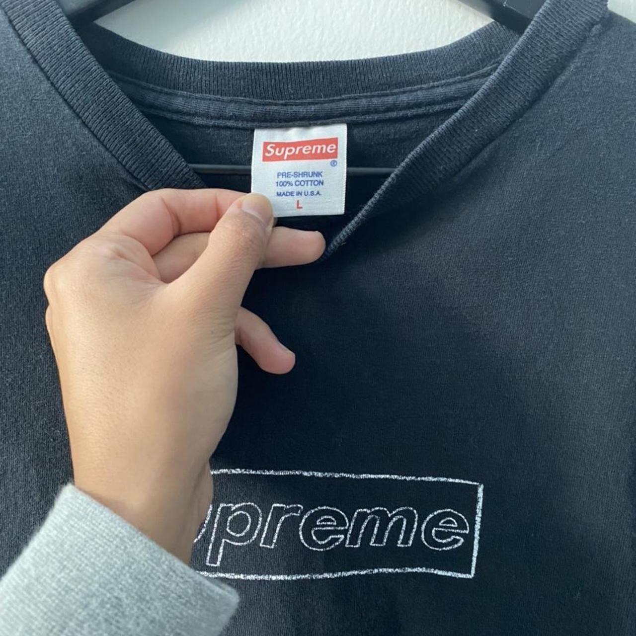 Supreme Black Box Logo Crewneck Size L Pre-owned