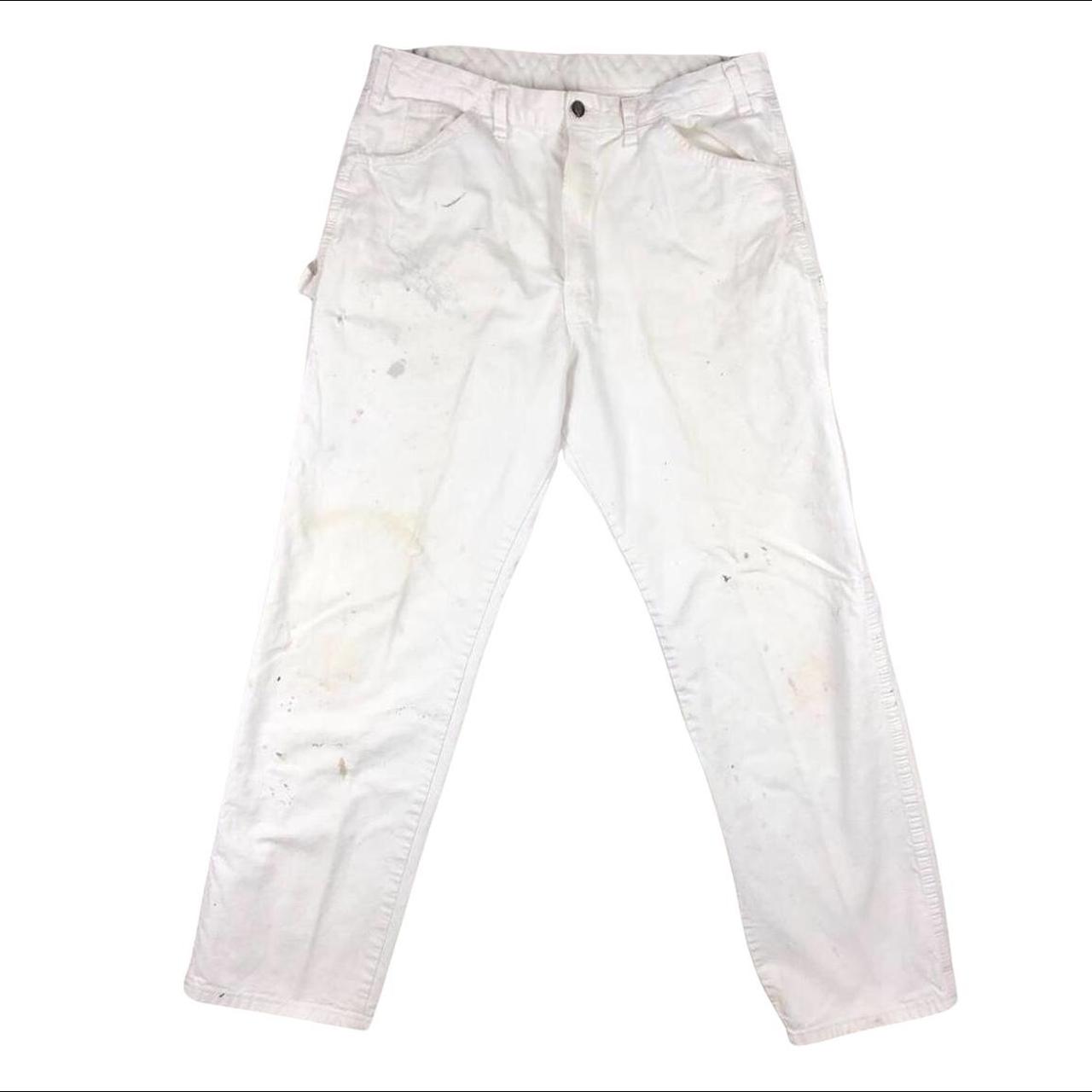 DICKIES vintage white painter carpenter pants |... - Depop