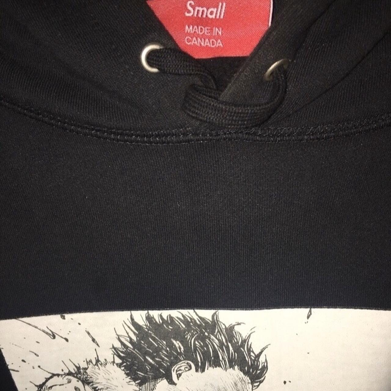 SUPREME X AKIRA ARM HOODED SWEATSHIRT BLACK... - Depop