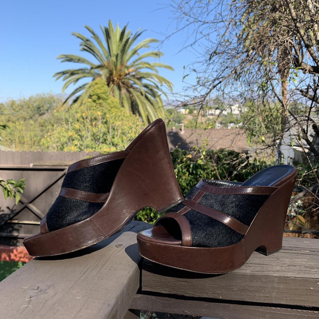 Women's Brown and Black