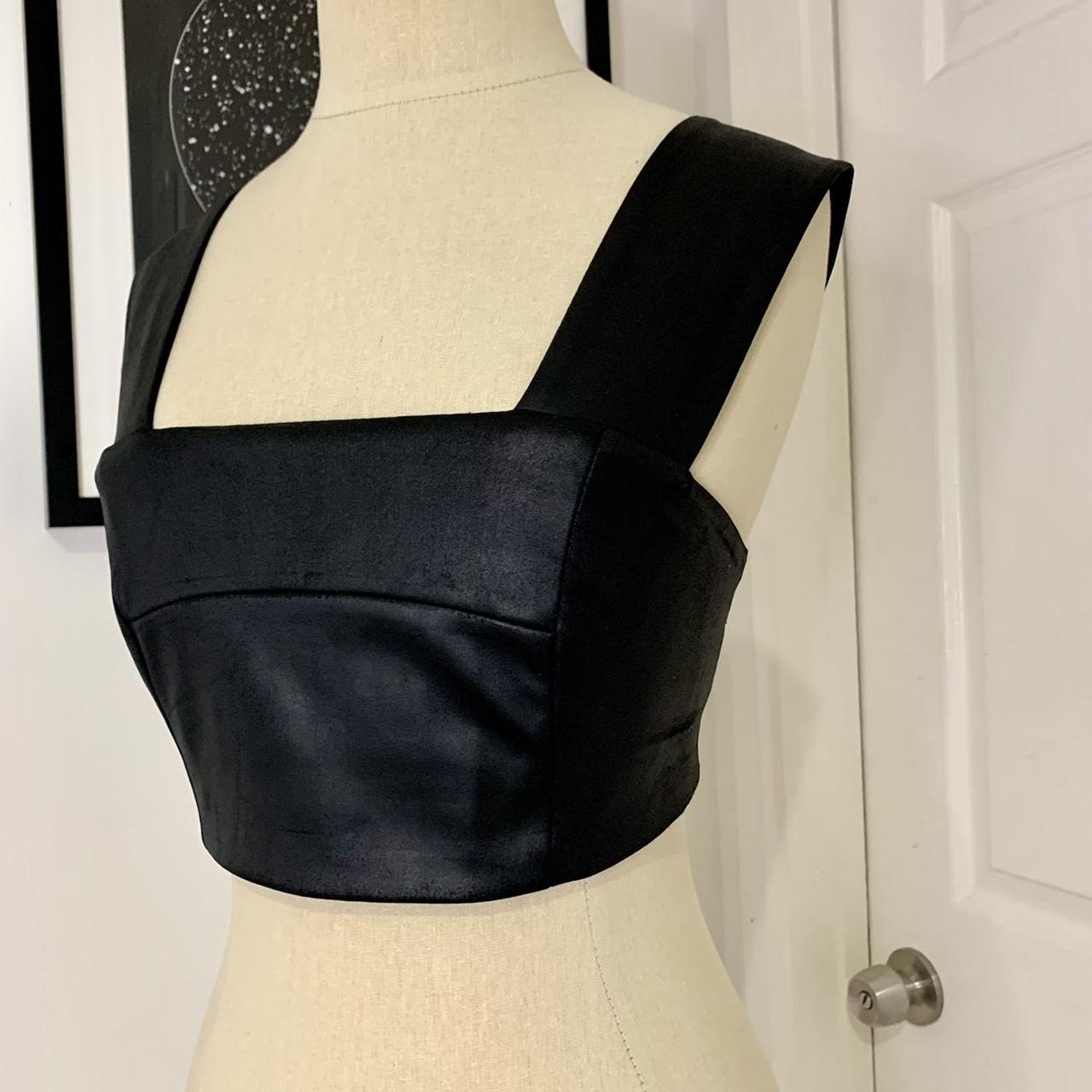 Product Image 1 - AQ/AQ Liquid Metallic Black Cropped