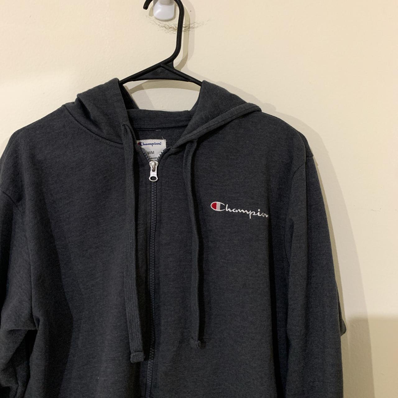 dark grey champion jacket